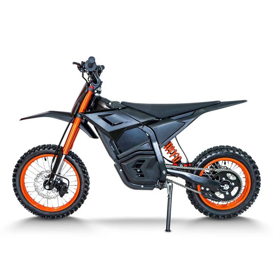 Trik Pit Bike 3000 Mid Drive 38MPH 14/12 wheels Black & Orange