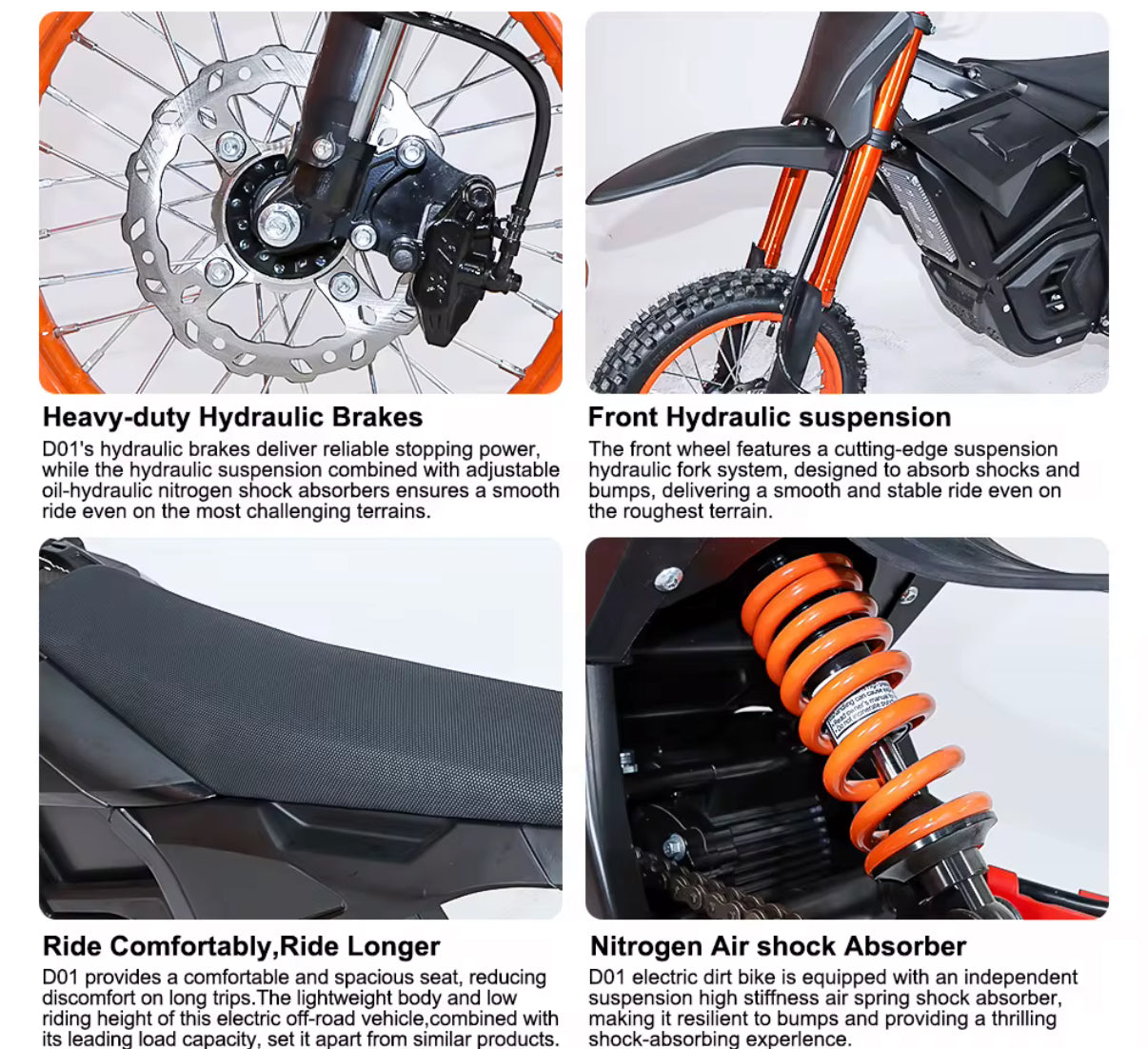 CE Trik Pit Bike 3000 Mid Drive 38MPH 14/12 " Wheels