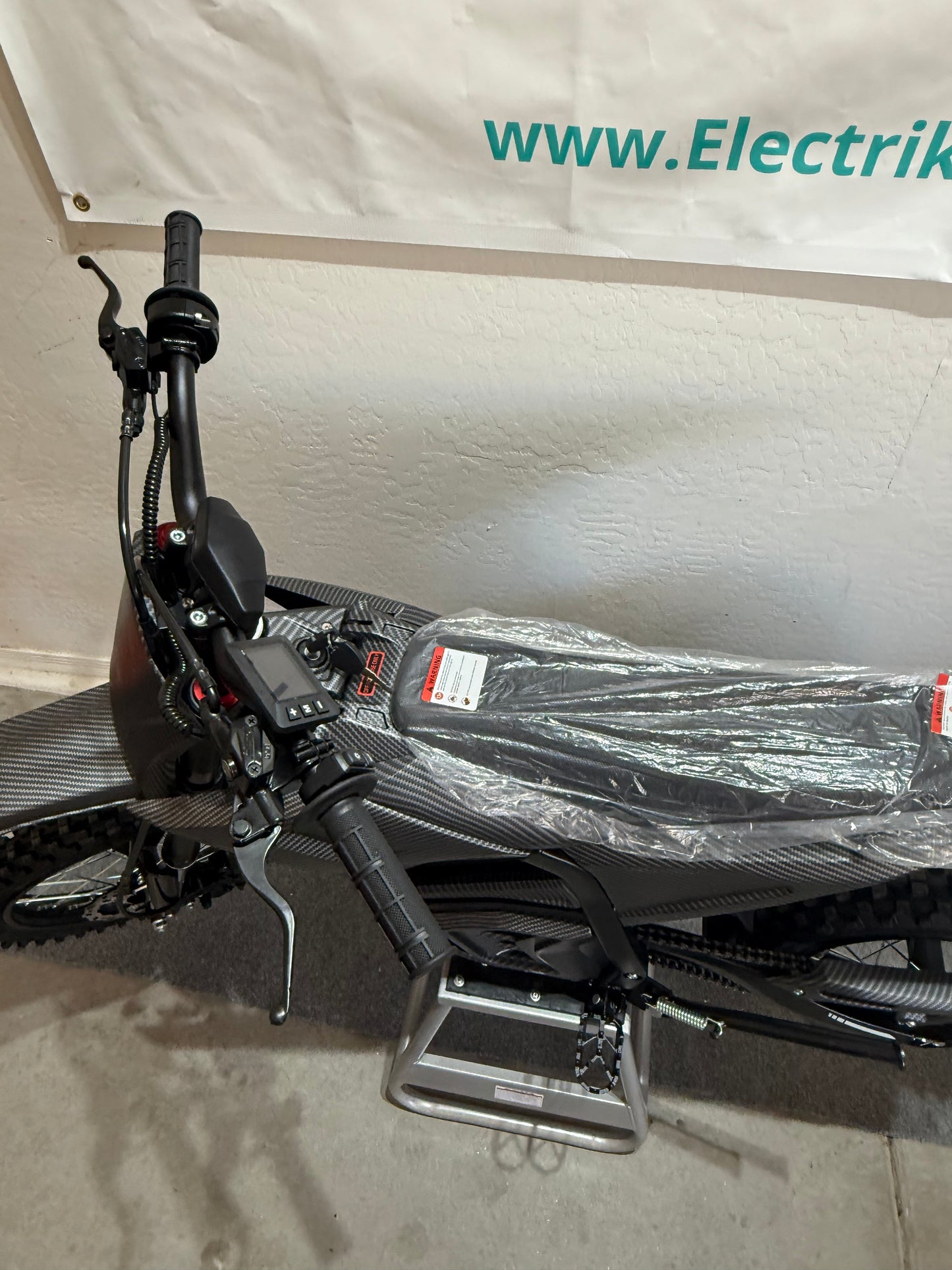 Trik Pit Bike 3000 Mid Drive 37-40 MPH 14/12 Black & Carbon