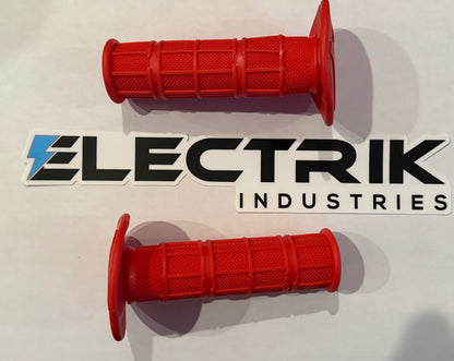 E.i Pro Series E-Moto Grips 22/24mm Full waffle with Wire Lock Grooves
